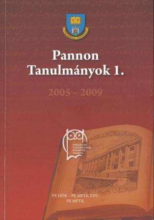 Pannon tanulmányok I